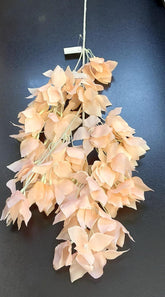 Fir glicină artificială somon deschis 100 cm – flori decorative curgătoare din material textil